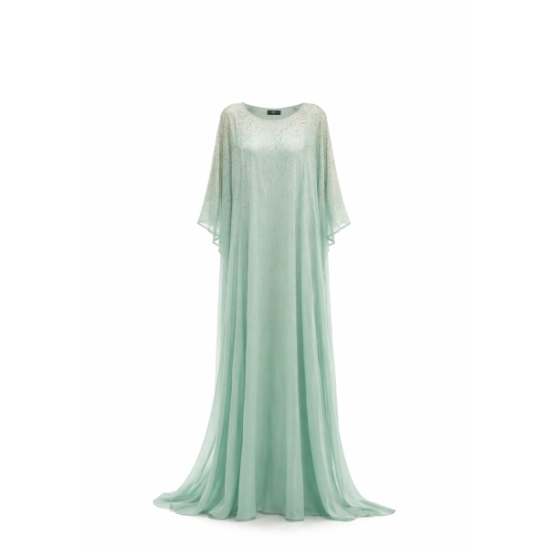Avaro Figlio Square Kaftan With Crystal Gradient