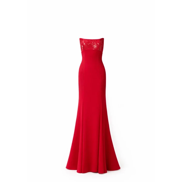 Avaro Figlio Starry Bustier Maxi Dress