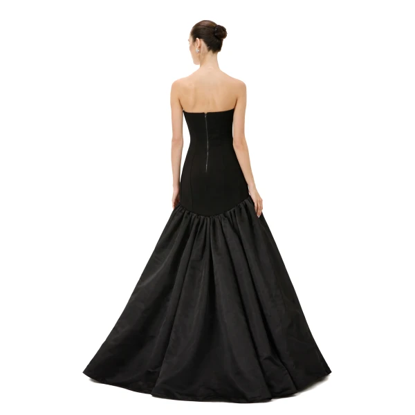 Avaro Figlio Strapless Ball Gown With Fitted Bodice, view 4