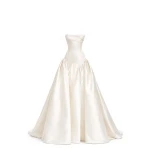 Avaro Figlio Strapless Ball Gown With Voluminous Skirt