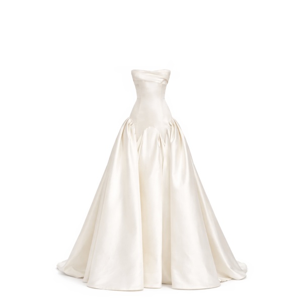 Avaro Figlio Strapless Ball Gown With Voluminous Skirt