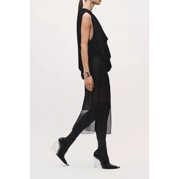 Brandon Maxwell Astor Top in Black, view 4