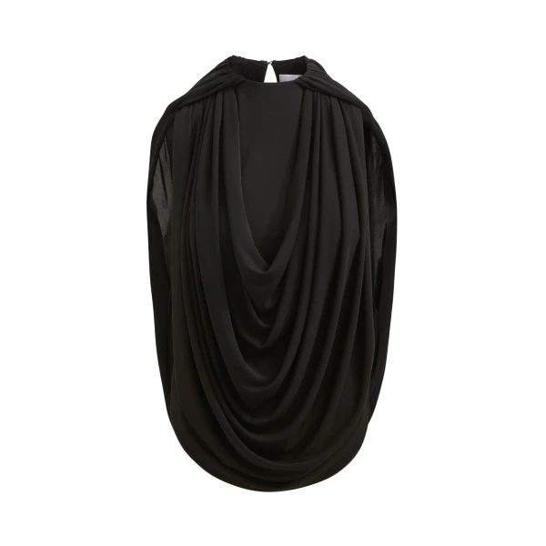 Brandon Maxwell Astor Top in Black