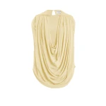 Brandon Maxwell Astor Top in Butter Yellow
