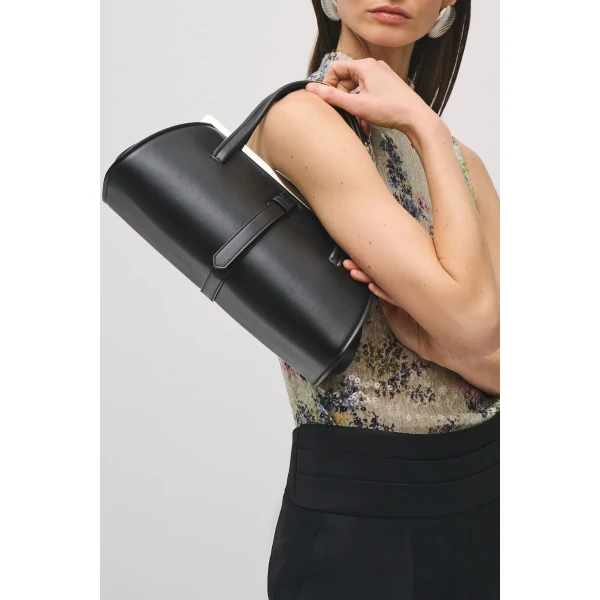 Brandon Maxwell Beatrix Trouser in Black, view 3