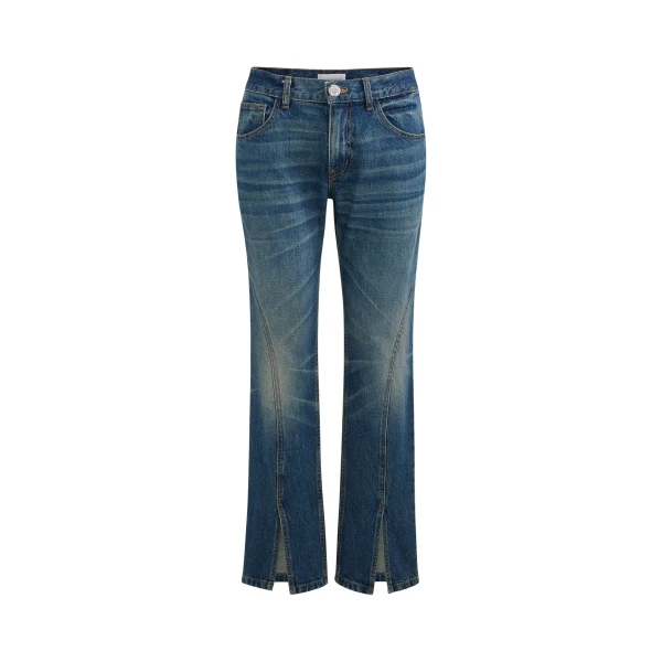 Brandon Maxwell Campbell Jean in Indigo