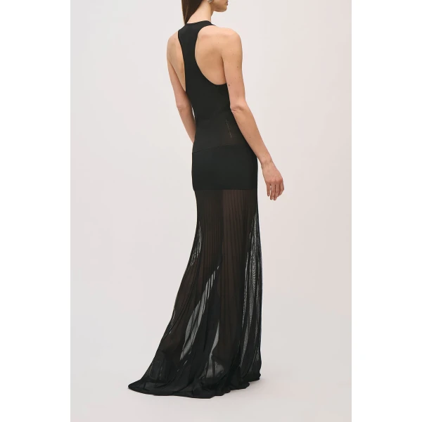 Brandon Maxwell Delphine Gown in Black, view 5