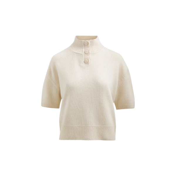 Brandon Maxwell Kinley Sweater in Ivory