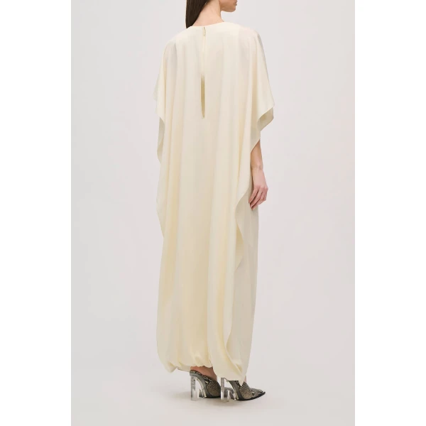 Brandon Maxwell Lucia Dress in Ivory, view 5