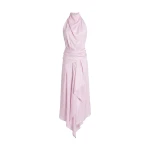 Brandon Maxwell Marin Dress in Dusty Pink