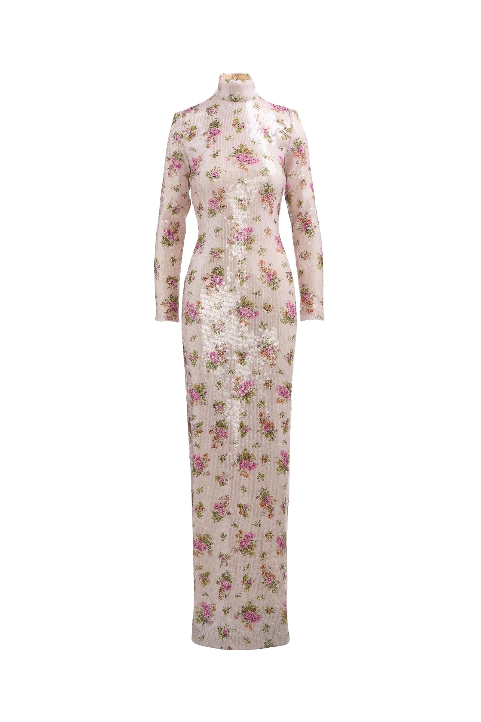 Brandon-Maxwell-Monet-Gown-in-Pailette-Blush-Floral53076_nobg Brandon Maxwell Monet Gown in Pailette Blush Floral