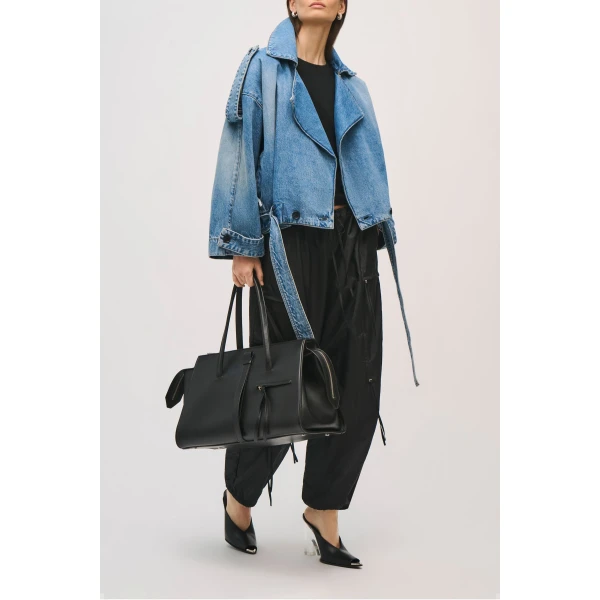 Brandon Maxwell Regan Trench in Xs Coat, view 2