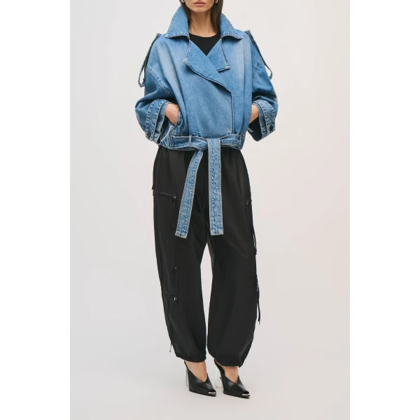 Brandon Maxwell Regan Trench in Xs Coat, view 4