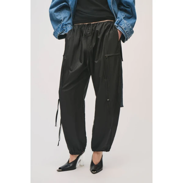 Brandon Maxwell Scout Pant in Black, view 3