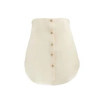 Brandon Maxwell Shea Top in Ivory