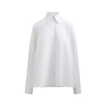 Brandon Maxwell Vaughn Shirt in White