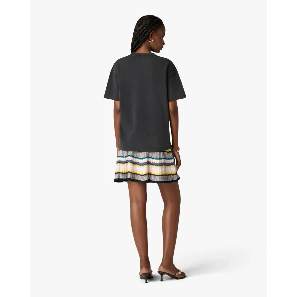Casablanca Black Egypt As It Was Oversized Short Sleeve T-Shirt, view 3