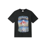 Casablanca Black Egypt As It Was Oversized Short Sleeve T-Shirt