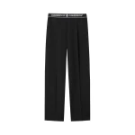 Casablanca Black Wool Tailored Trousers