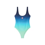 Casablanca Blue & Green Gradient Printed Swimsuit