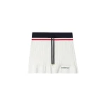 Casablanca Cream & Navy Knit Tennis Mini Skirt