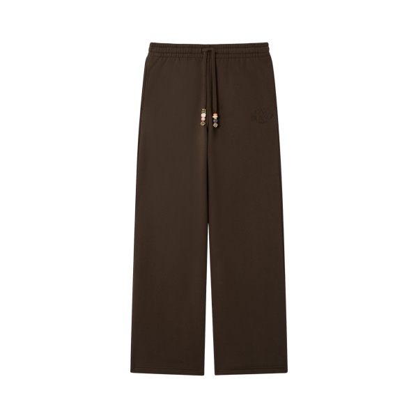 Casablanca Dark Brown Wide Leg Sweatpants