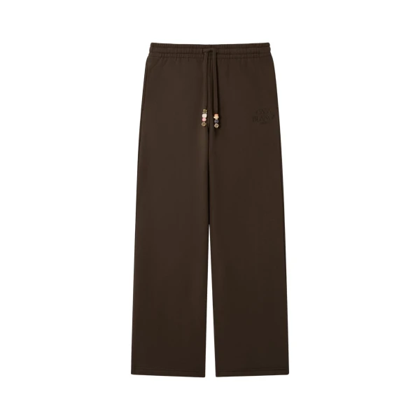 Casablanca Dark Brown Wide Leg Sweatpants