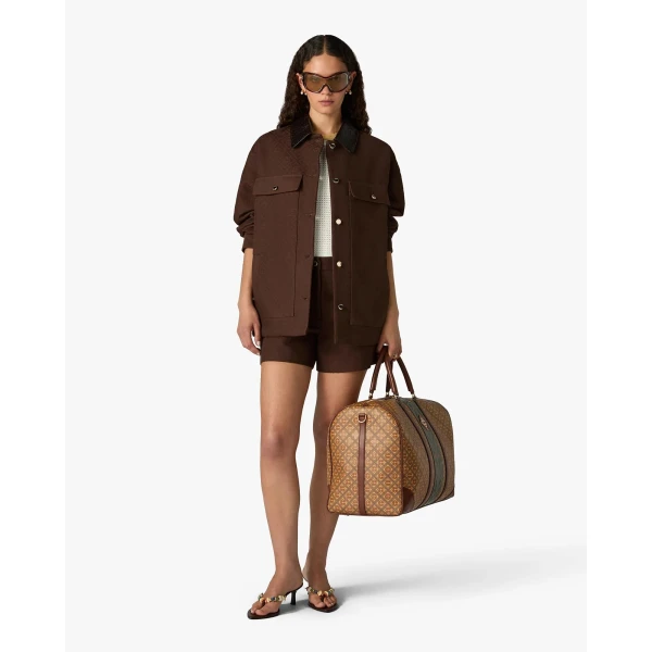 Casablanca Dark Brown Workwear Jacket, view 2