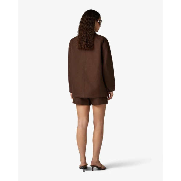 Casablanca Dark Brown Workwear Jacket, view 3