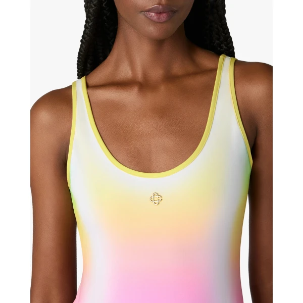 Casablanca Multicolour Gradient Printed Swimsuit, view 5
