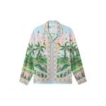 Casablanca Multicolour Ladurée x Casablanca Long Sleeve Silk Shirt