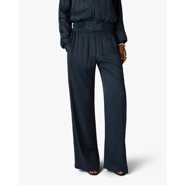 Casablanca Navy Monogram Trousers, view 4
