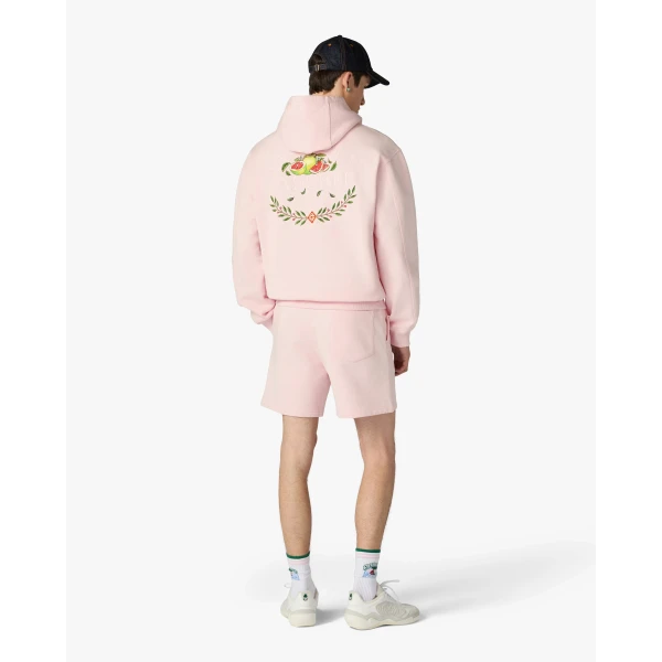Casablanca Pink Ladurée x Casablanca Embroidered Hooded Sweatshirt, view 3
