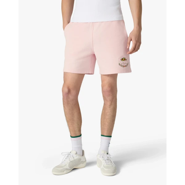 Casablanca Pink Ladurée x Casablanca Embroidered Shorts, view 4