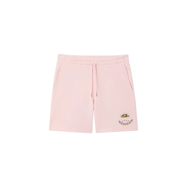 Casablanca Pink Ladurée x Casablanca Embroidered Shorts