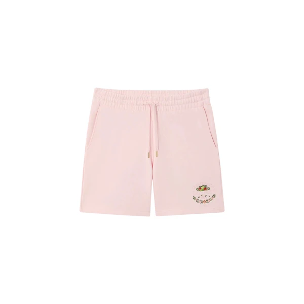 Casablanca Pink Ladurée x Casablanca Embroidered Shorts