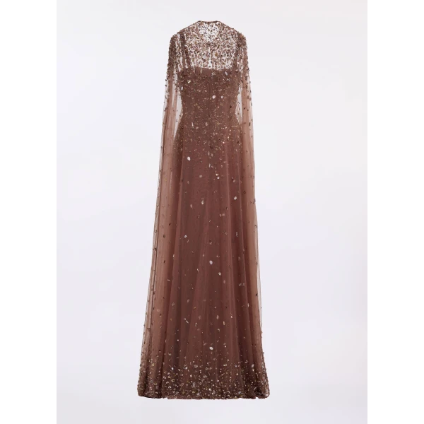 Elie Saab Bead Embroidered Cape, view 5
