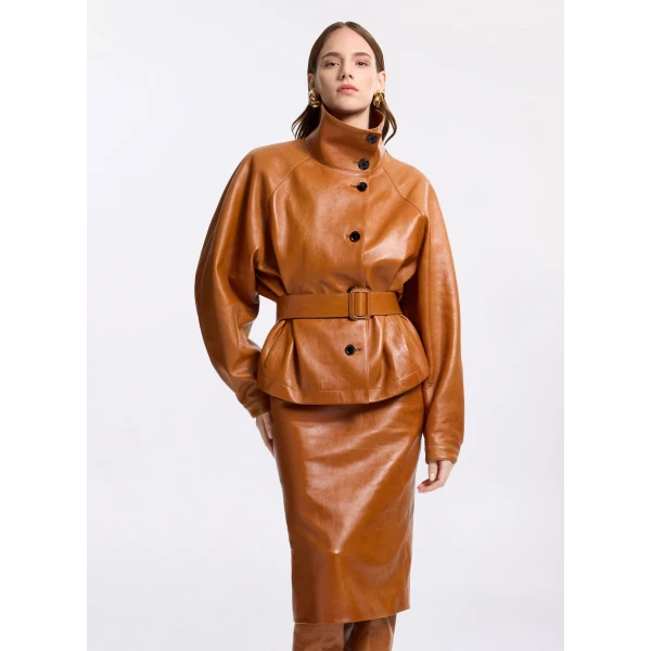 Elie Saab Leather Jacket, view 2