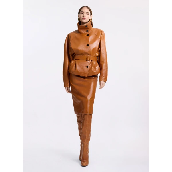 Elie Saab Leather Jacket, view 5