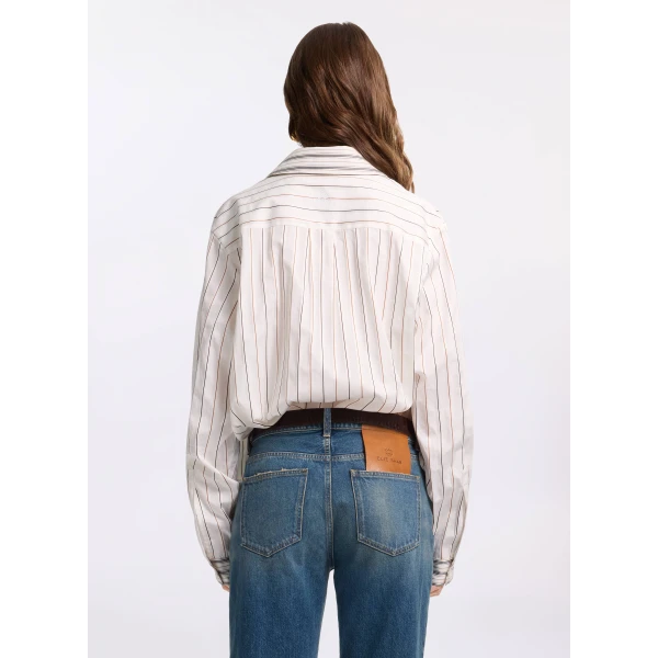 Elie Saab Striped Cotton Shirt, view 3