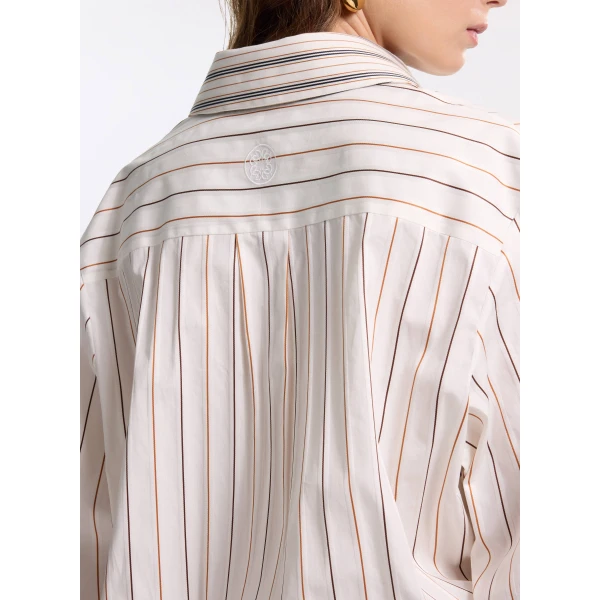 Elie Saab Striped Cotton Shirt, view 4