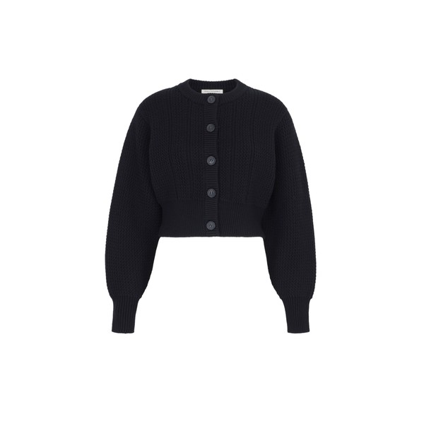 Emilia Wickstead Albert Knit in Black Cashfeel
