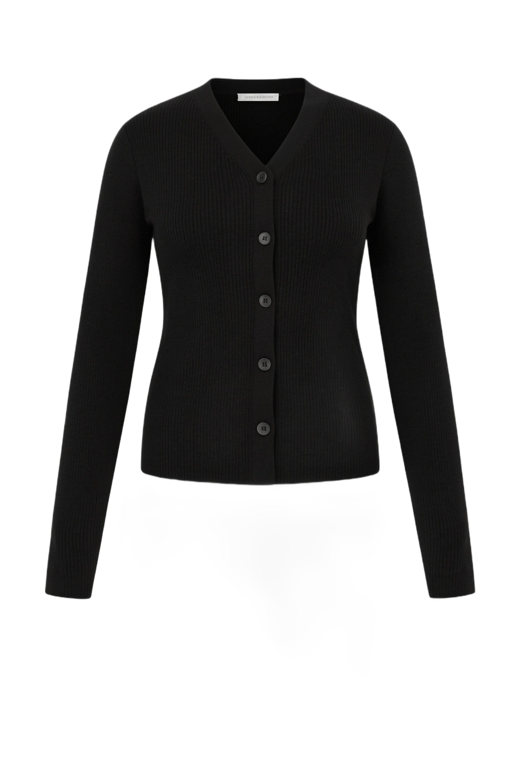 Emilia Wickstead Ash Cardigan in Black Cashfeel