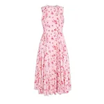 Emilia Wickstead Chelsea Dress in Scattered Daisies on Pink Cotton