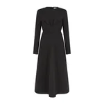 Emilia Wickstead Elta Dress in Black Summer Wool