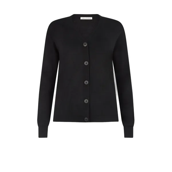 Emilia Wickstead Jaynie Knit Cardigan in Black