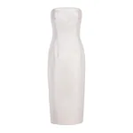 Emilia Wickstead Leila Dress in Champagne Metallic Cloque