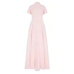 Emilia Wickstead Malinda Dress in Light Pink Single Wool Crepe