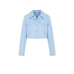 Emilia Wickstead Nics Jacket in Icy Blue Denim
