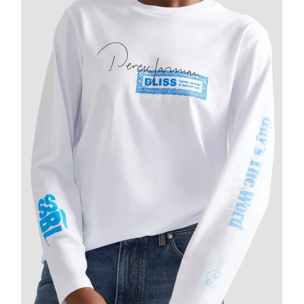 Erdem Limited Edition Pride ‘Bliss’ T-Shirt Top, view 4